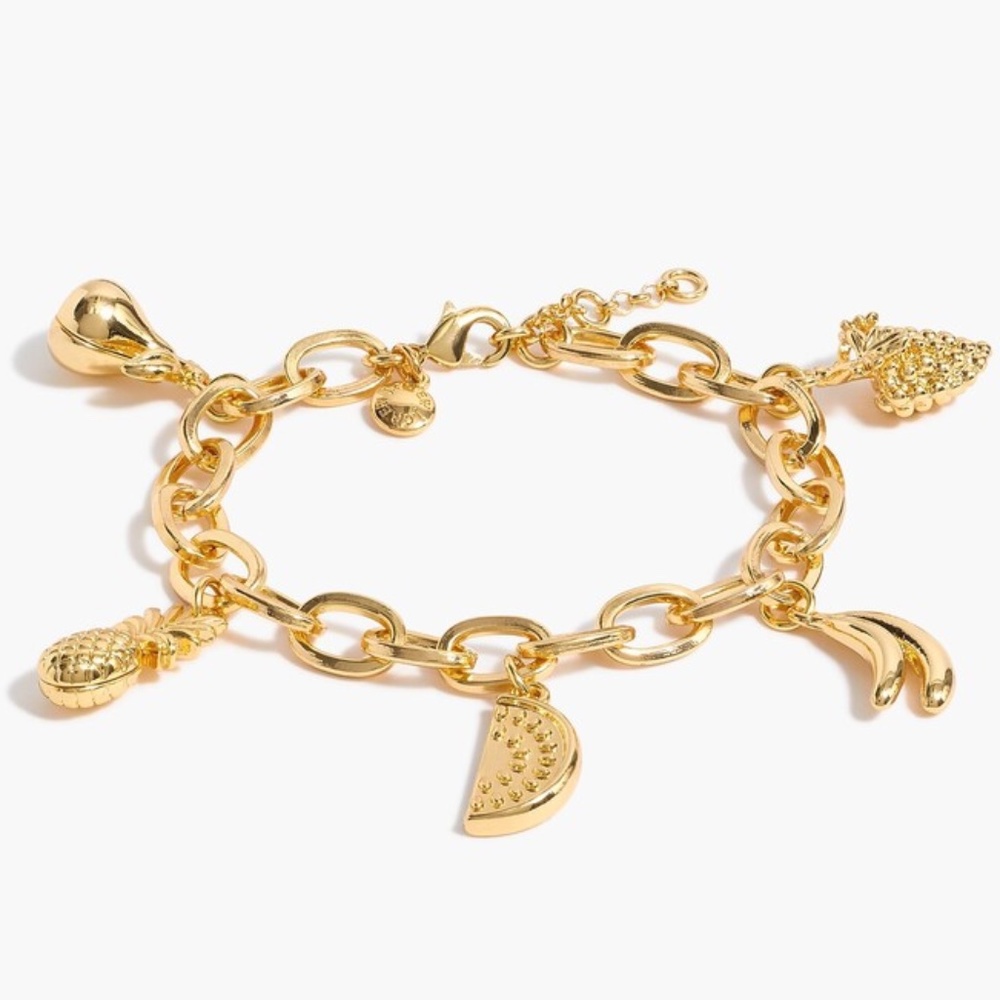 J. Crew Factory Gold Charm Bracelet